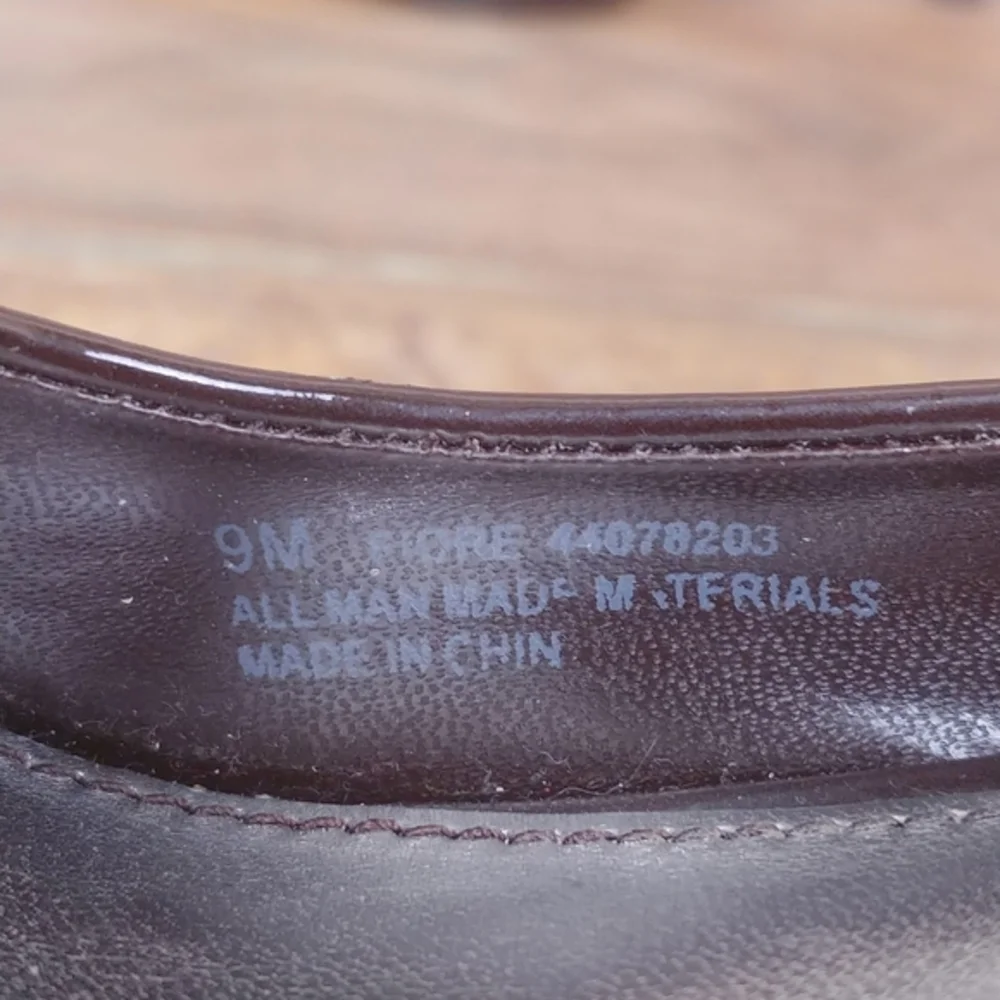 Franco Sarto Brown Patent Leather Heels with Rosette Detail - Picture 8 of 8